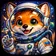 Colorful cartoon cat avatar with big eyes and a playful expression.