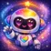A vibrant, colorful cartoon character avatar with expressive features and unique style for a user profile picture.